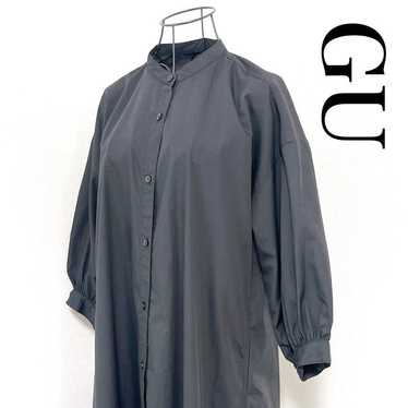 GU Cotton 35% Long Shirt Dress Spring Autumn Wint… - image 1