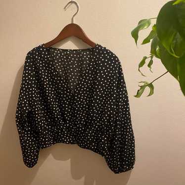 SLOBE IENA shirt tops blouse dot - image 1