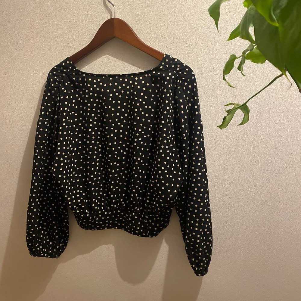 SLOBE IENA shirt tops blouse dot - image 2