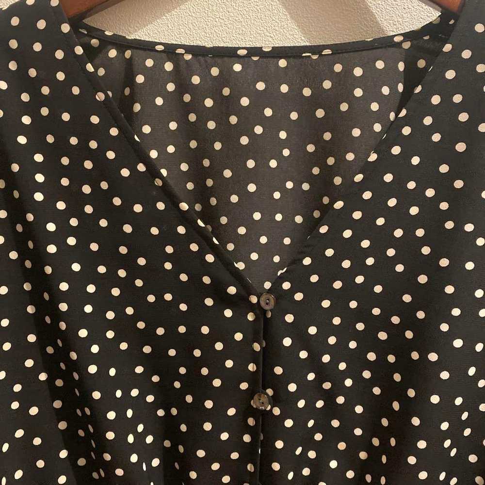 SLOBE IENA shirt tops blouse dot - image 3