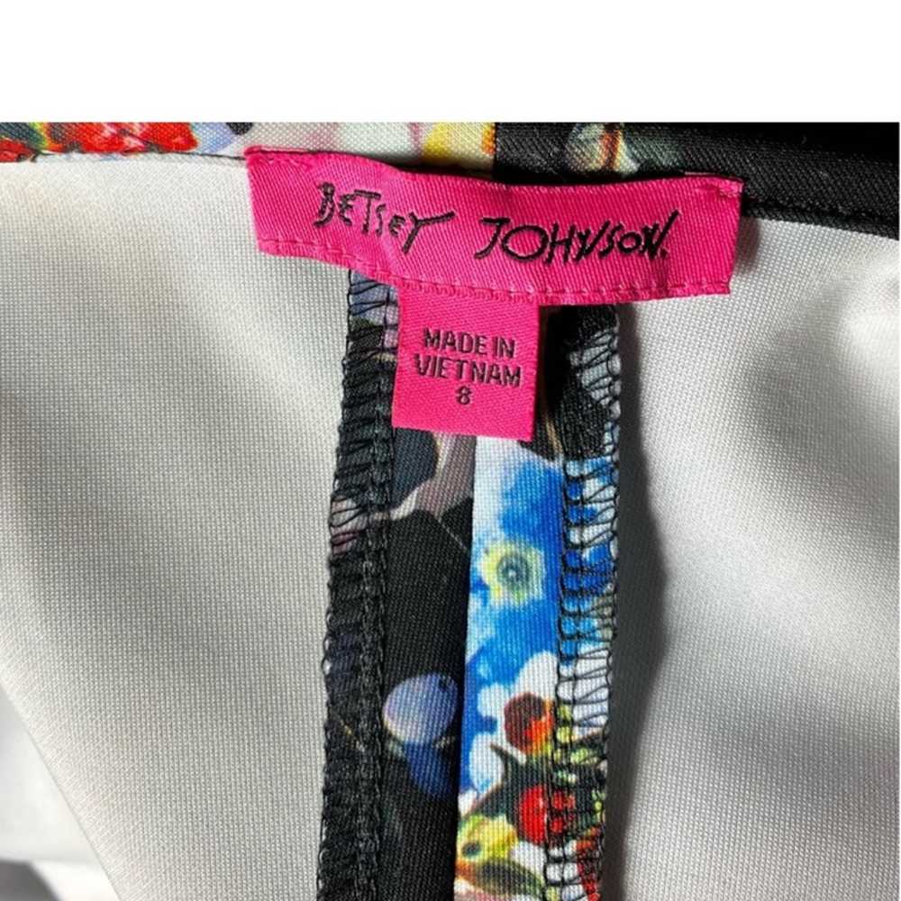 Like new Betsey Johnson Multi colored Floral body… - image 8