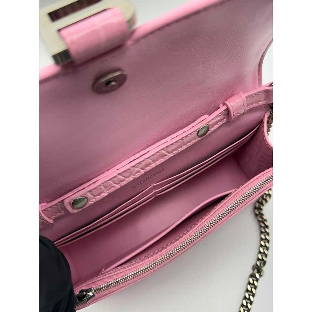 Balenciaga Hourglass leather handbag - image 7