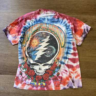 Vintage fashion VTG Grateful Dead Tie Dye Jester Tee Shirt NWT Size Large