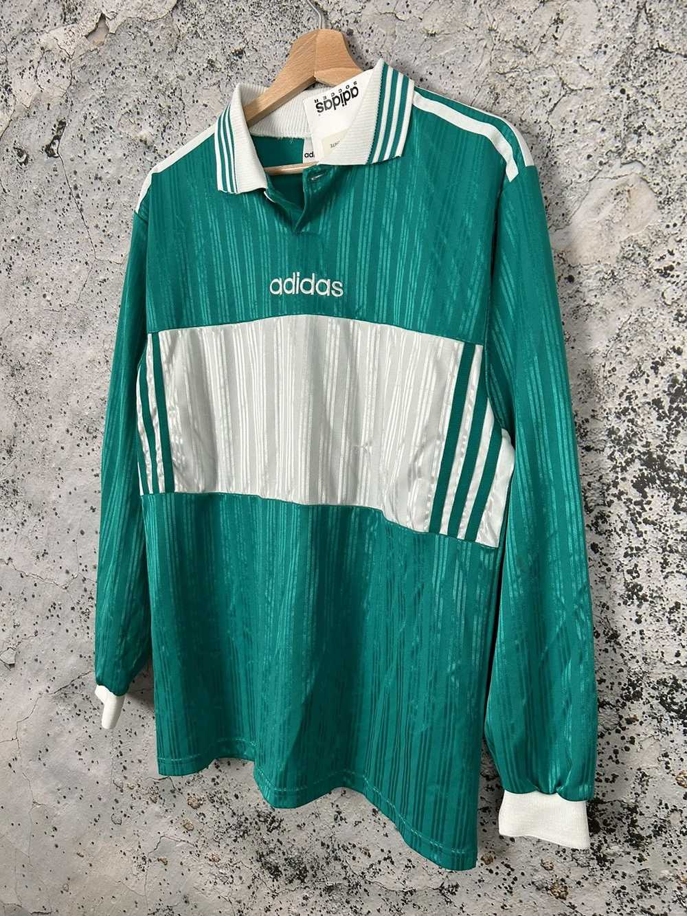 Adidas × Soccer Jersey × Vintage Vintage Adidas 9… - image 2