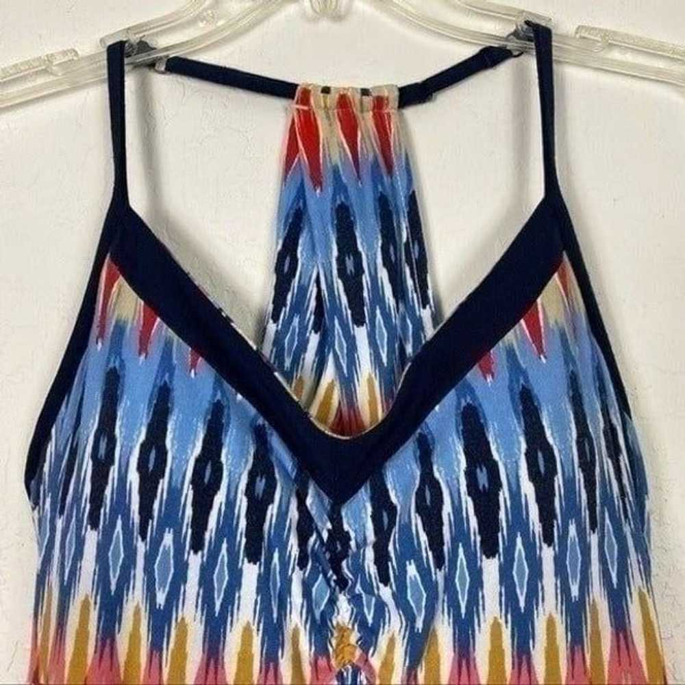 Athleta Restoration Colorful Ikat Racerback Dress - image 4