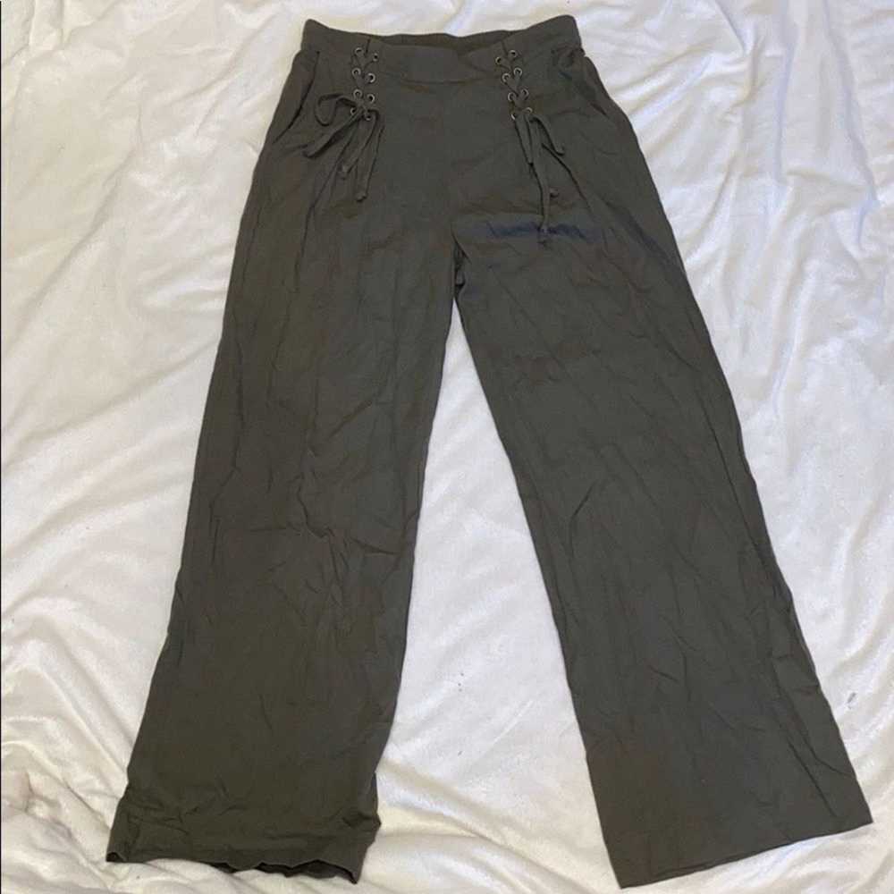 Other 1.state olive green elastic waist pants | S… - image 2