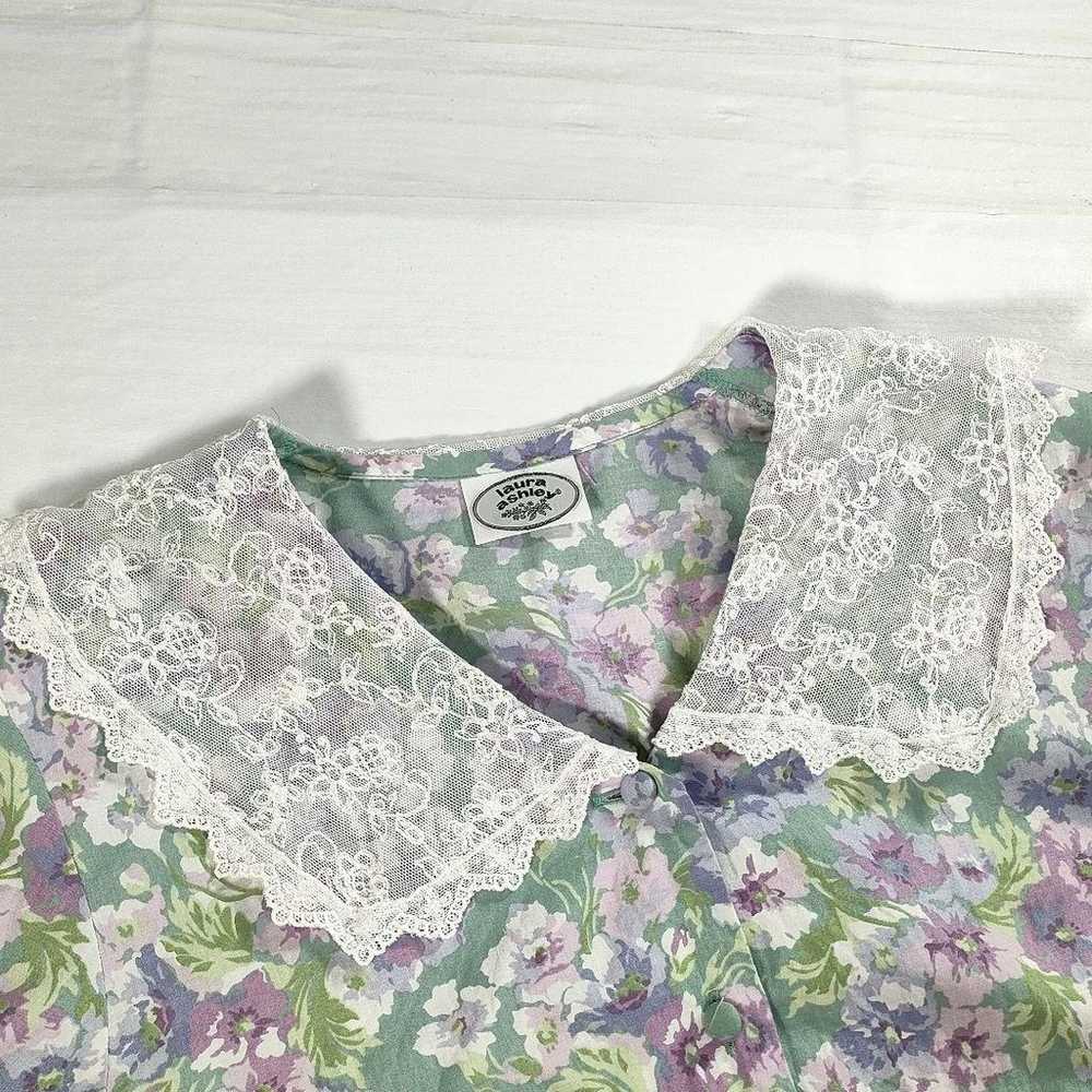 【Rare】Laura Ashley Vintage Feminine Lace Collar B… - image 10