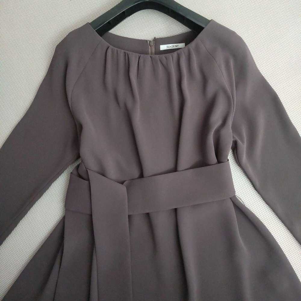 Long-sleeved one-piece dress with two-way design. - image 2