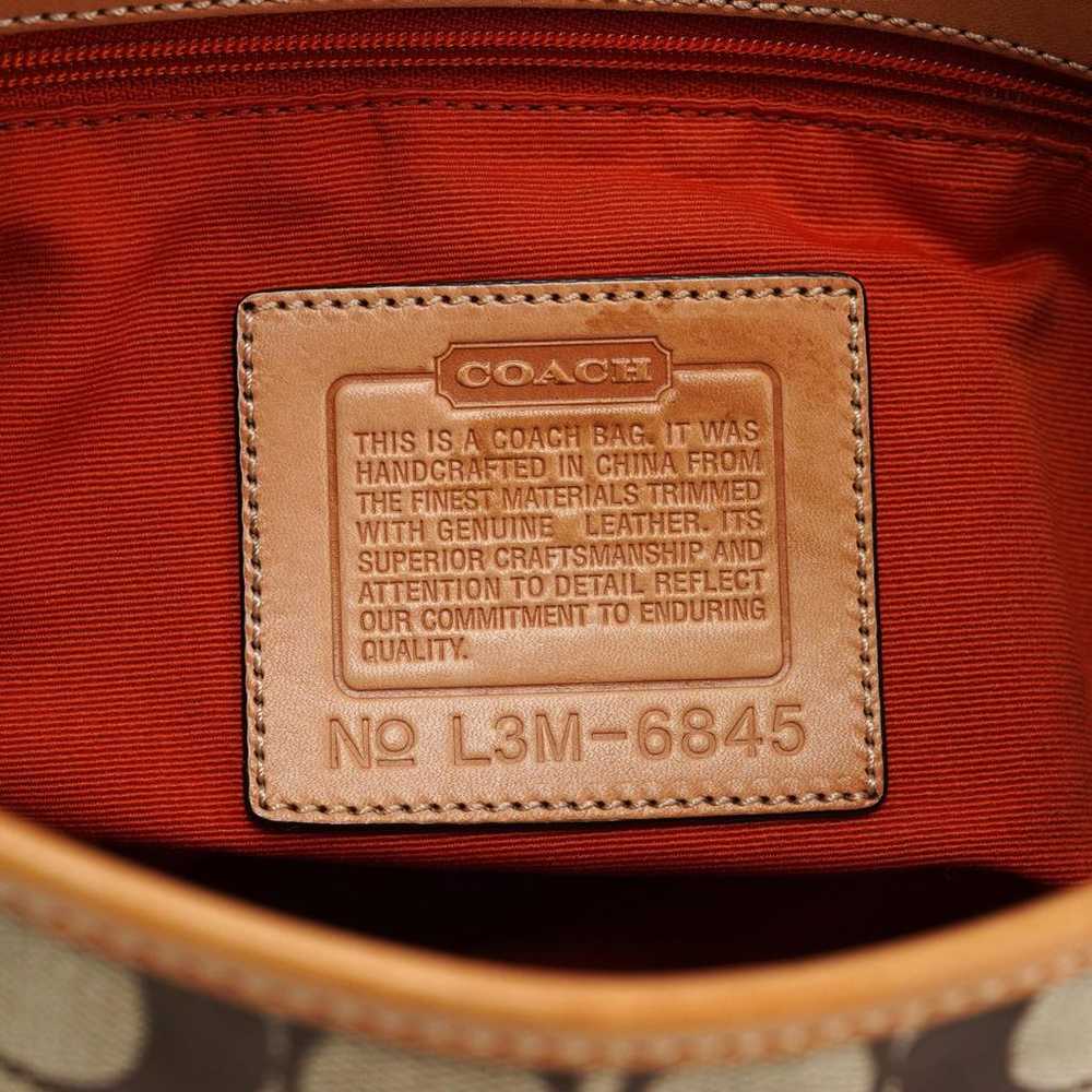 Coach Signature Sufflette leather handbag - image 12