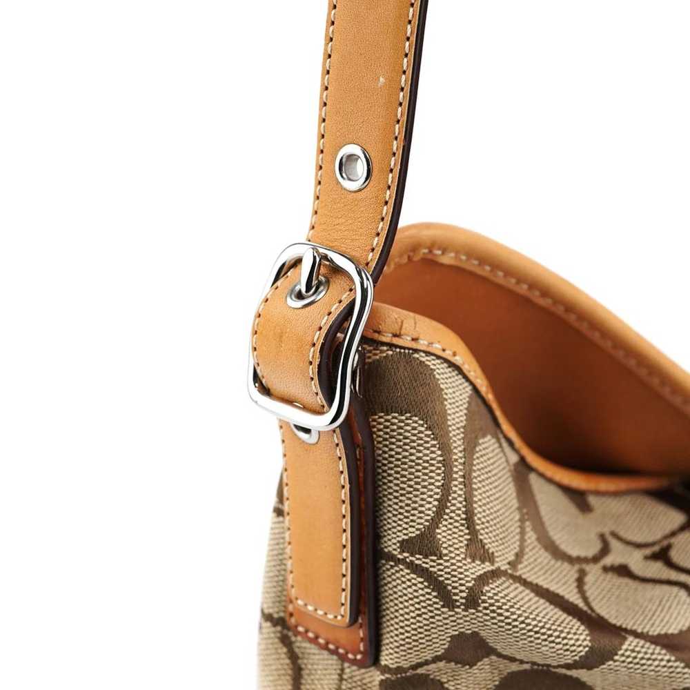 Coach Signature Sufflette leather handbag - image 8