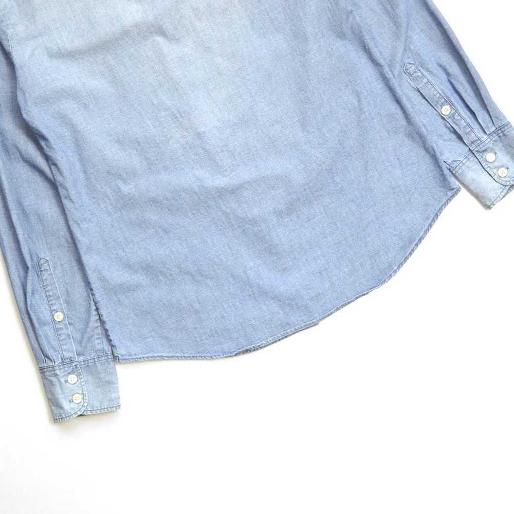 J.Crew Vintage Wash Cotton Dungaree Denim Shirt. - image 10