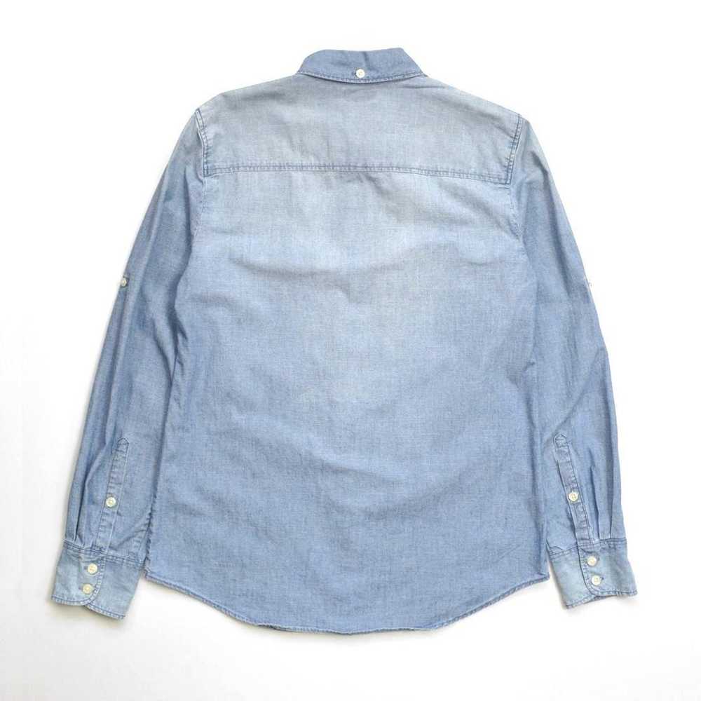 J.Crew Vintage Wash Cotton Dungaree Denim Shirt. - image 3