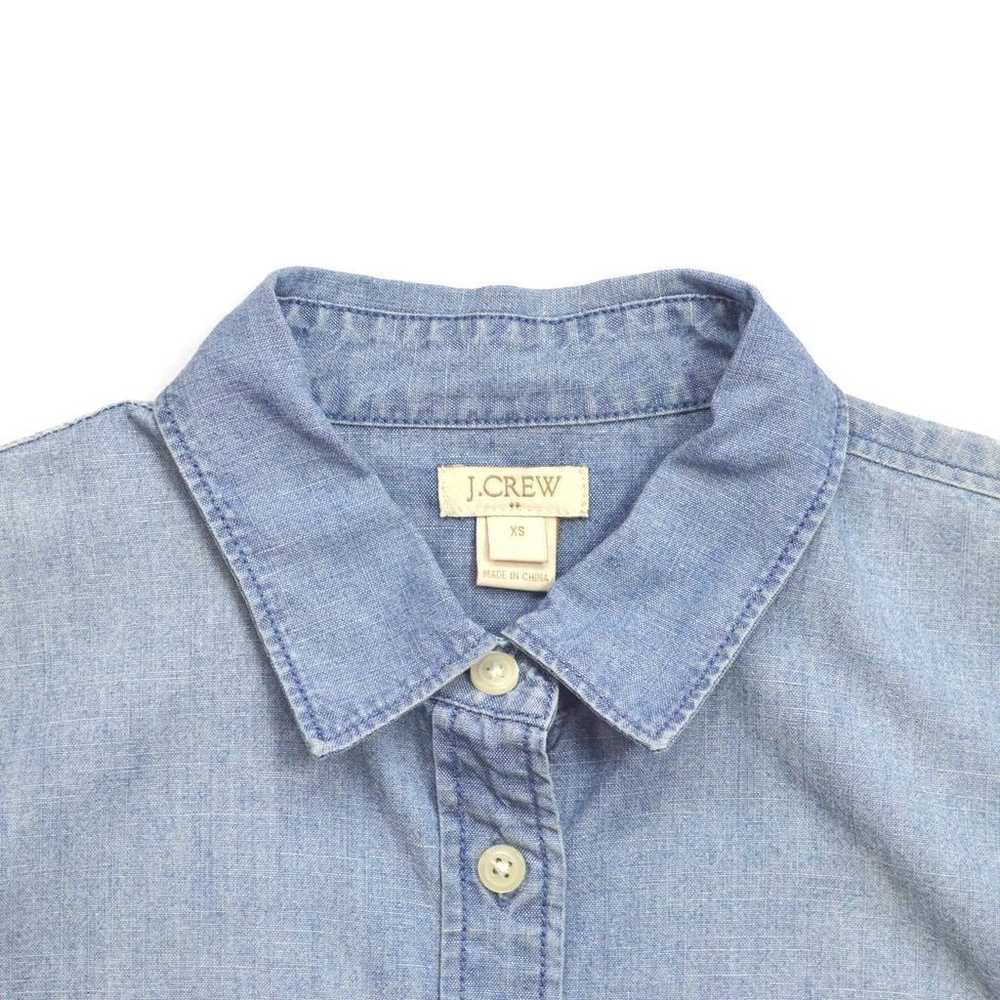 J.Crew Vintage Wash Cotton Dungaree Denim Shirt. - image 7