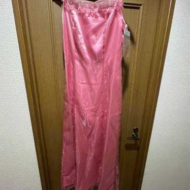 【Excellent Condition】Pink Sleeveless Long One-pie… - image 1