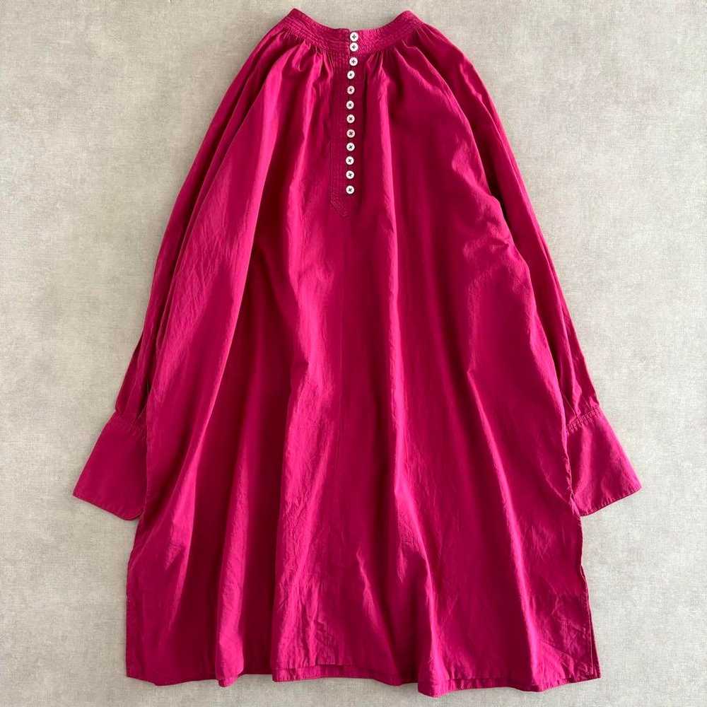 Urban Research Doors 2WAY Gather Tunic Pink Cotto… - image 1