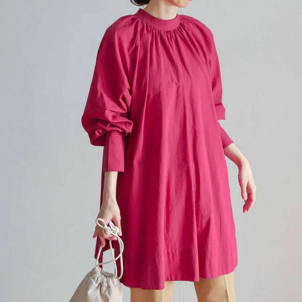 Urban Research Doors 2WAY Gather Tunic Pink Cotto… - image 9