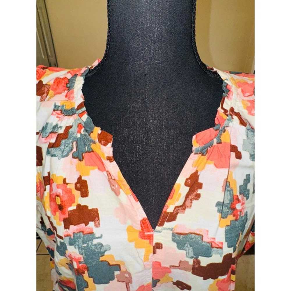 Sonoma Floral Sleeveless Maxi Dress XL 100% Cotto… - image 11