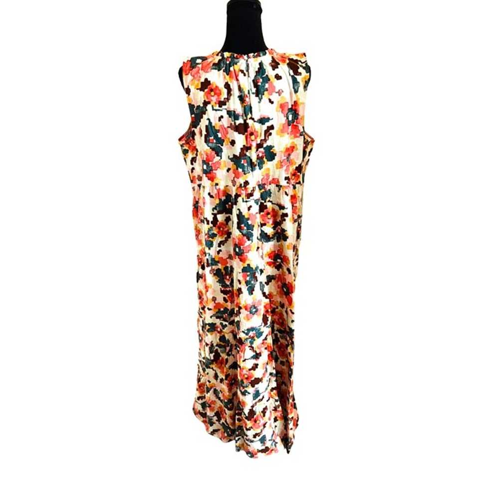 Sonoma Floral Sleeveless Maxi Dress XL 100% Cotto… - image 3