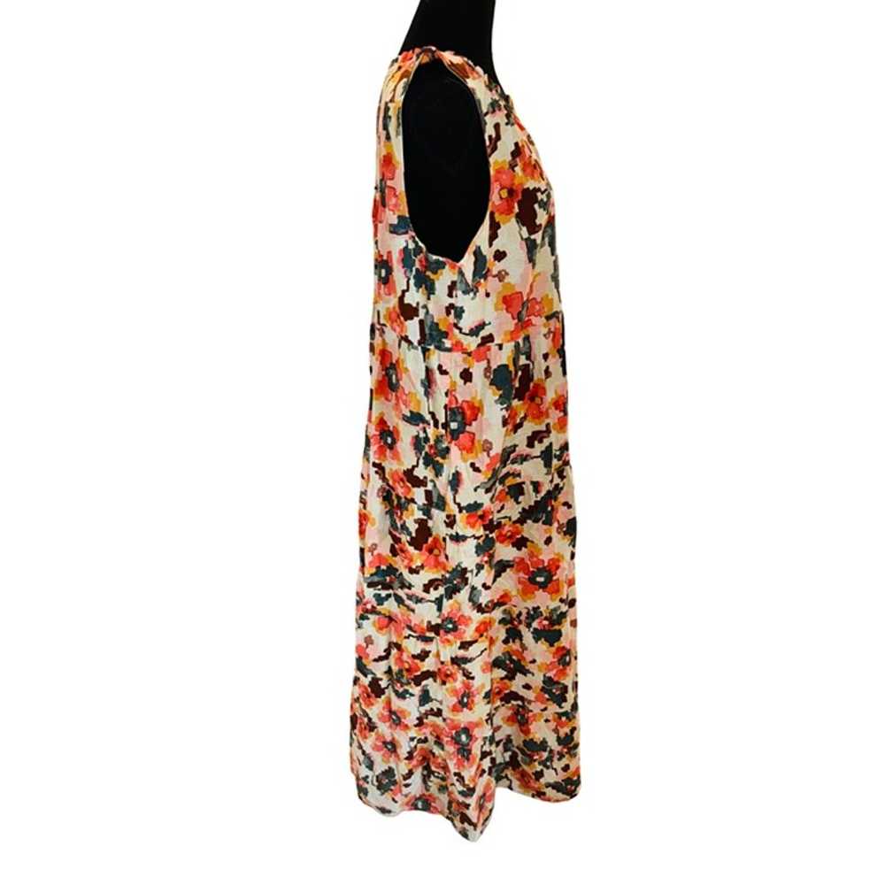 Sonoma Floral Sleeveless Maxi Dress XL 100% Cotto… - image 5