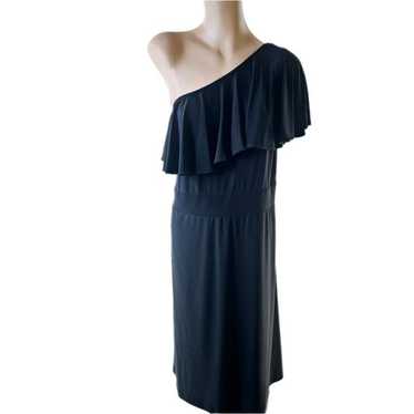 Lane Bryant Black One Shoulder Dress Womens Plus … - image 1