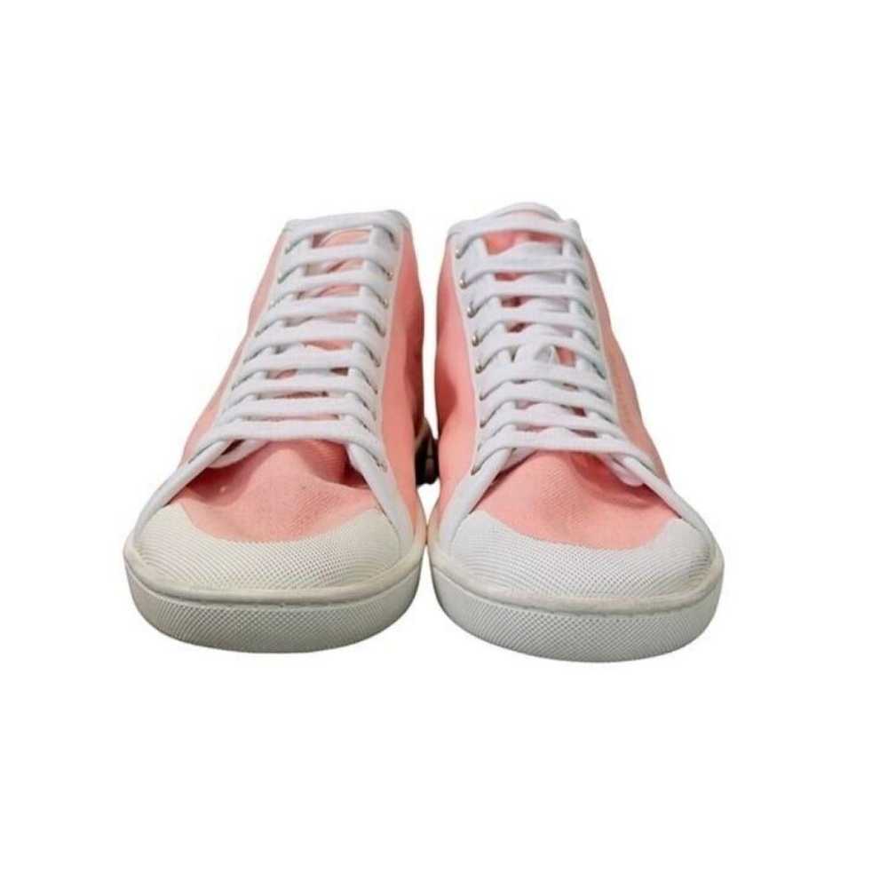 Saint Laurent Malibu leather high trainers - image 5