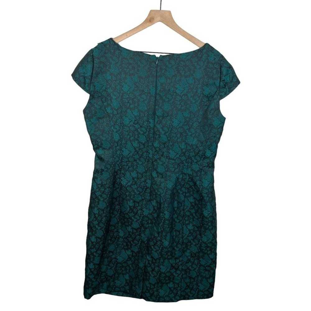 Tahari ASL Womens Green Black Lace Asymmetrical N… - image 4