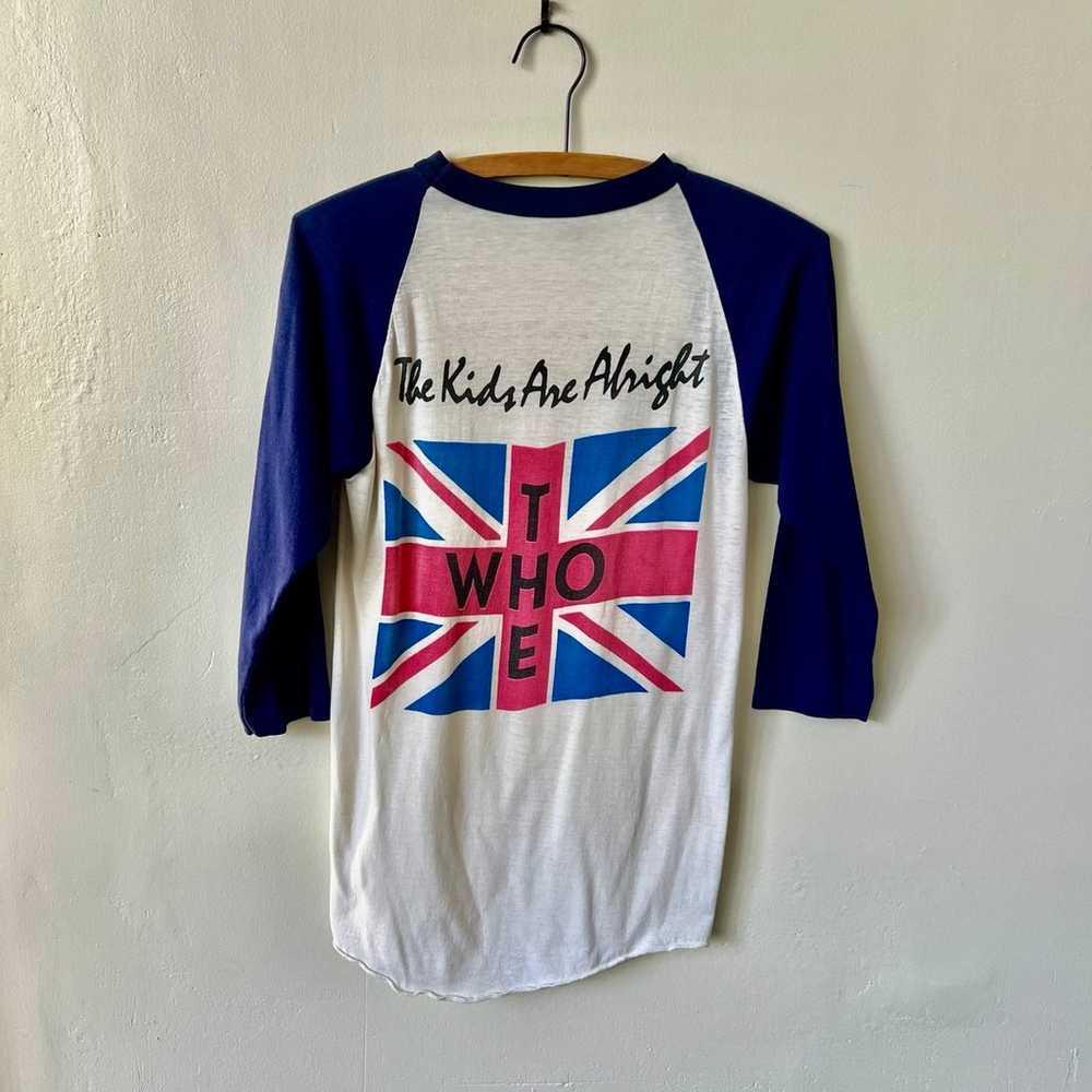 1970’s The Who Raglan Sleeve T Shirt 70’s The Who… - image 1