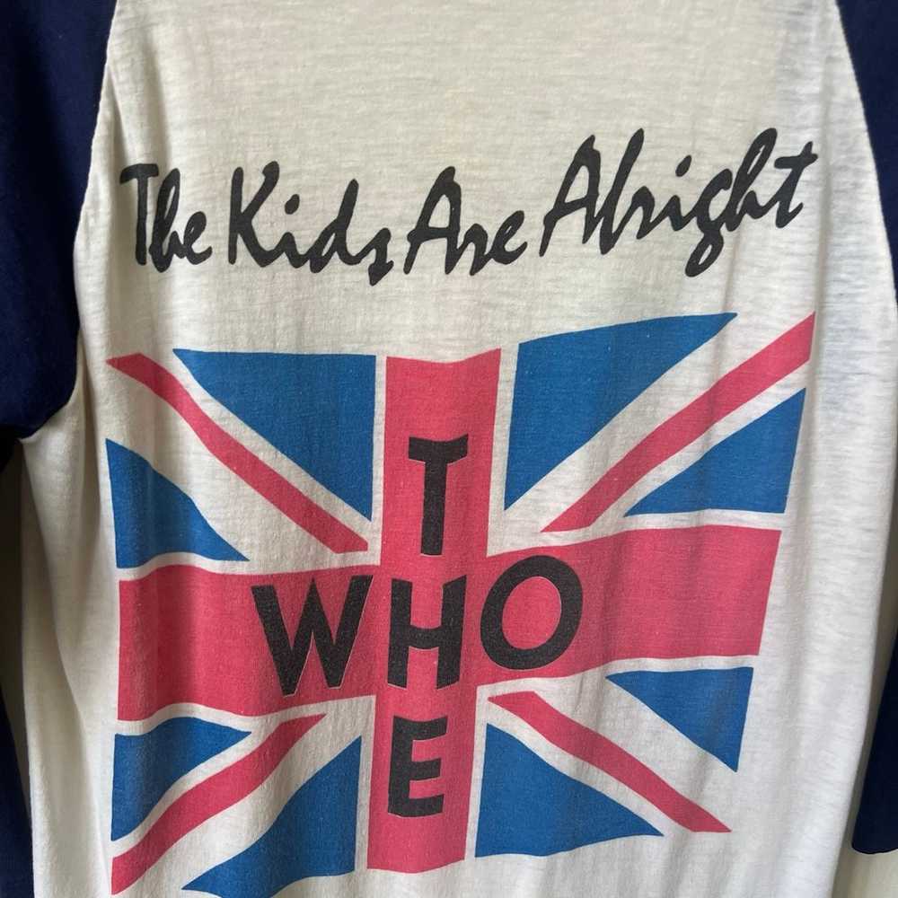 1970’s The Who Raglan Sleeve T Shirt 70’s The Who… - image 2