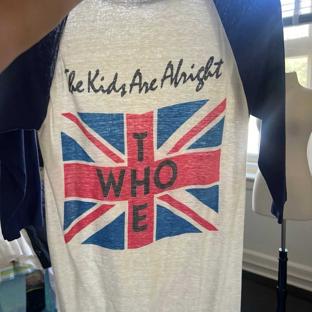 1970’s The Who Raglan Sleeve T Shirt 70’s The Who… - image 5