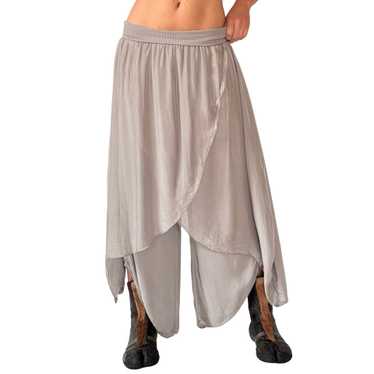 Italian Silk Slate Pants (XS/S) - image 1