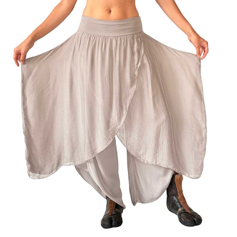 Italian Silk Slate Pants (XS/S) - image 2