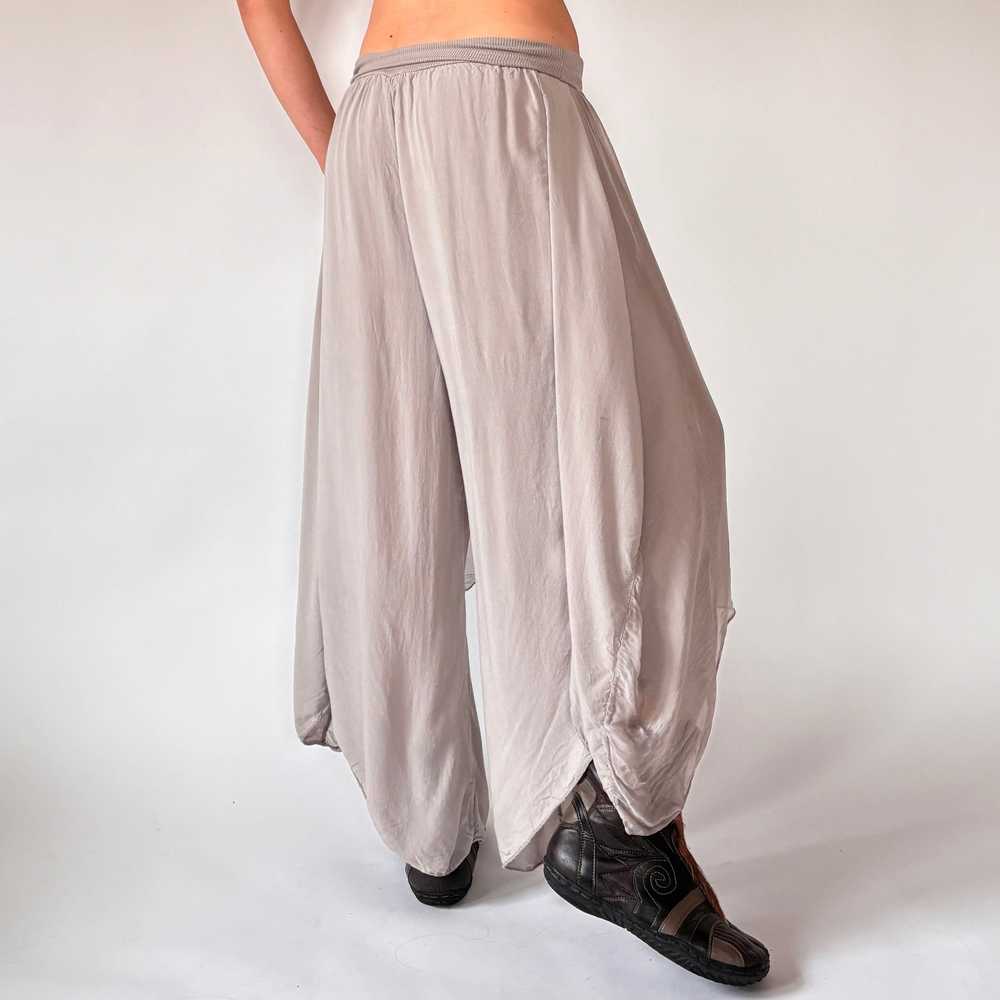 Italian Silk Slate Pants (XS/S) - image 3