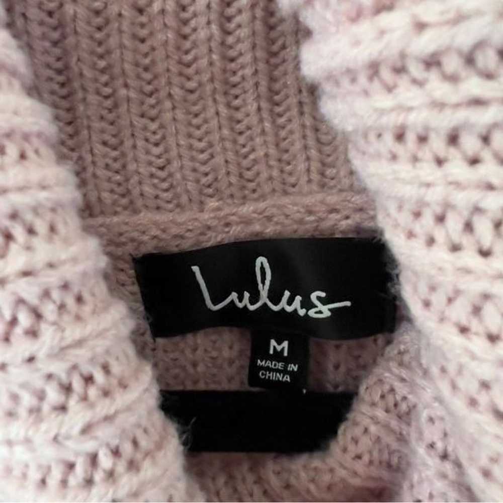 Lulus Sweet Demeanor Mauve Pink Turtleneck Cold-S… - image 6