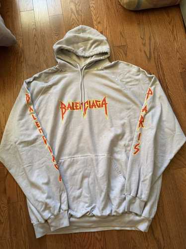 Balenciaga Balenciaga Unifit Metal Logo Hoodie