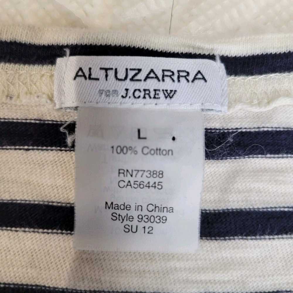 Altuzarra x J Crew Dress Womens Large Navy Blue W… - image 4