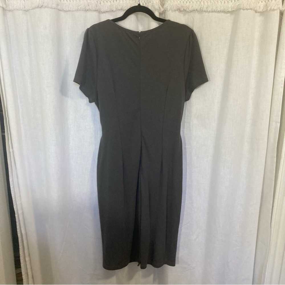 Mikarose belted knee length dress size XL modest … - image 6