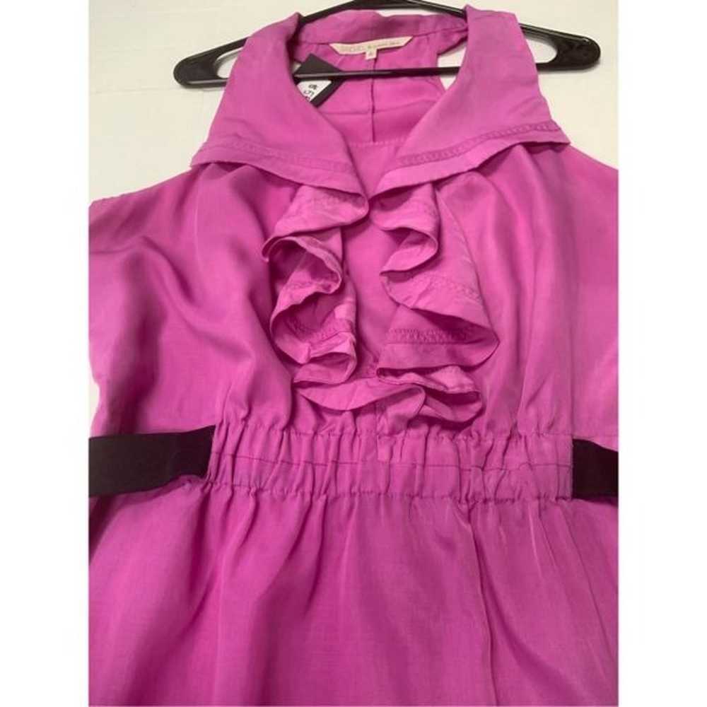 Rachel Roy Lavender Ruffled Detail Dress - image 4