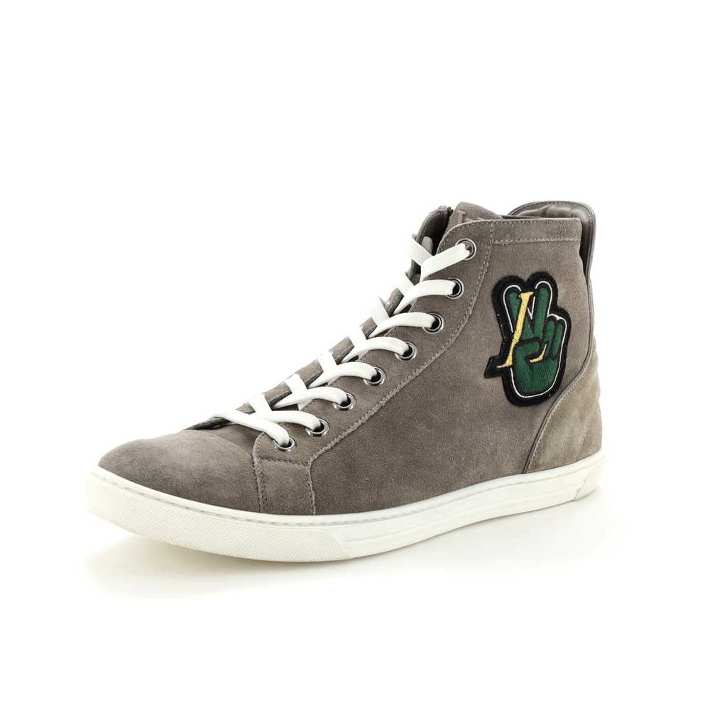 Louis Vuitton Men's Peace Sign High Top Sneakers … - image 1