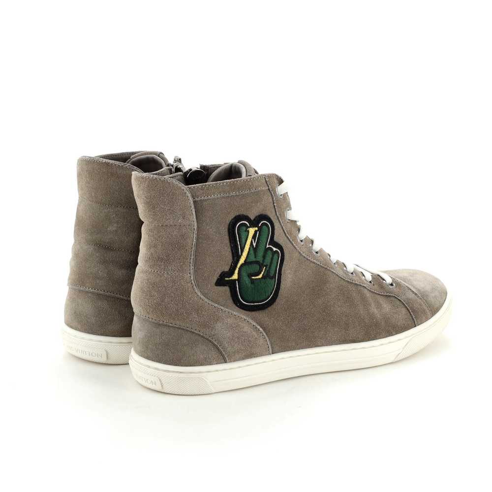 Louis Vuitton Men's Peace Sign High Top Sneakers … - image 3