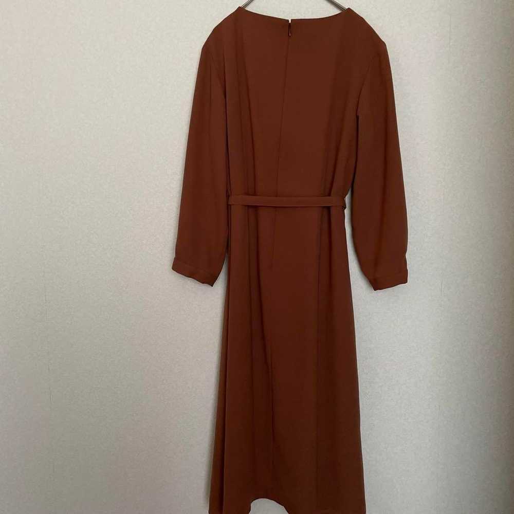 Reflect Long One-piece Dress with Belt - Size 11 - image 7