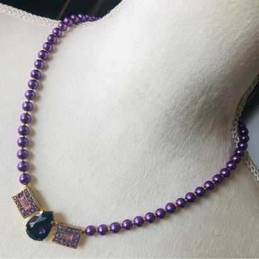 Handcrafted repurpose purple passion sparkle penda