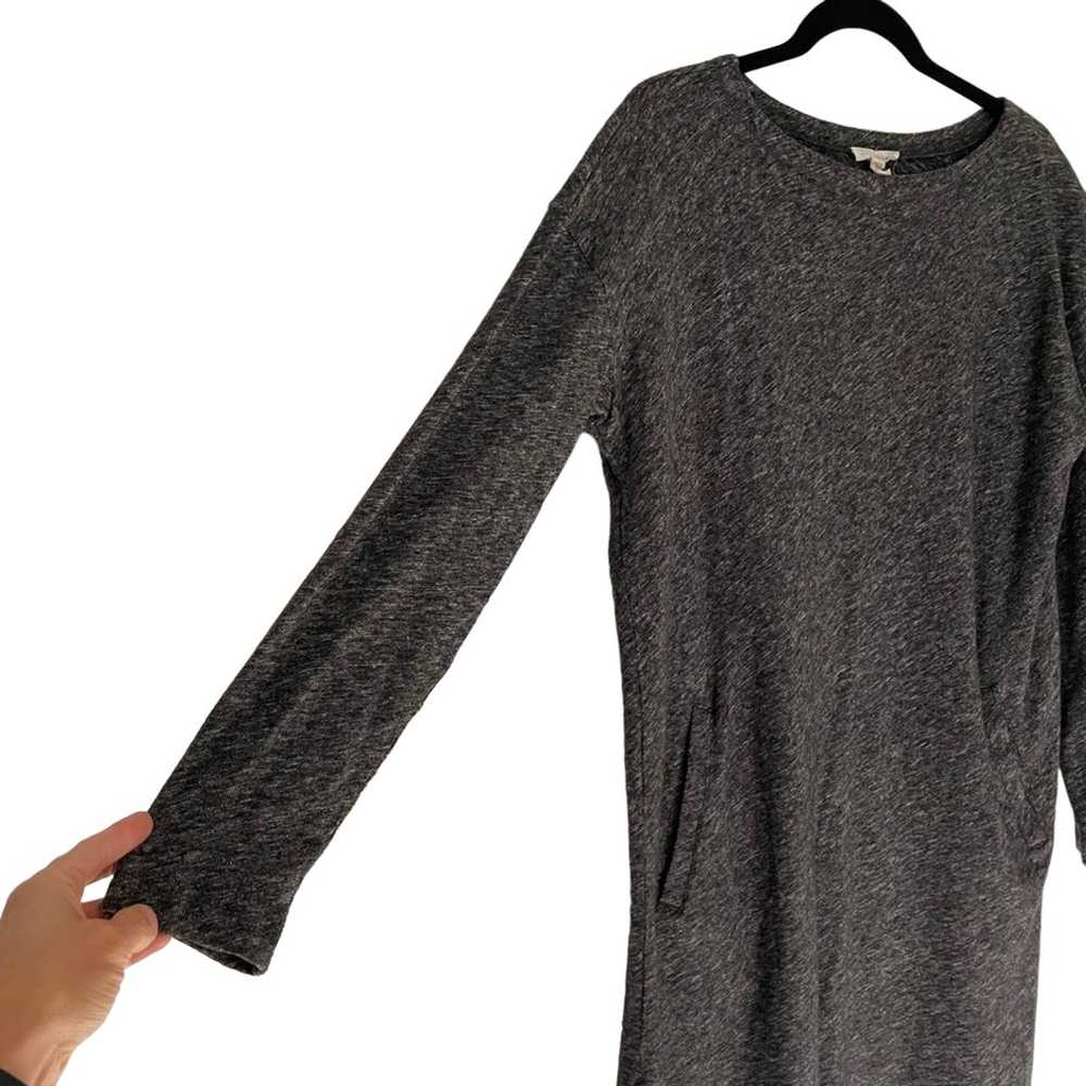 Eileen Fisher Small Women's Long Sleeve Gray Dres… - image 2