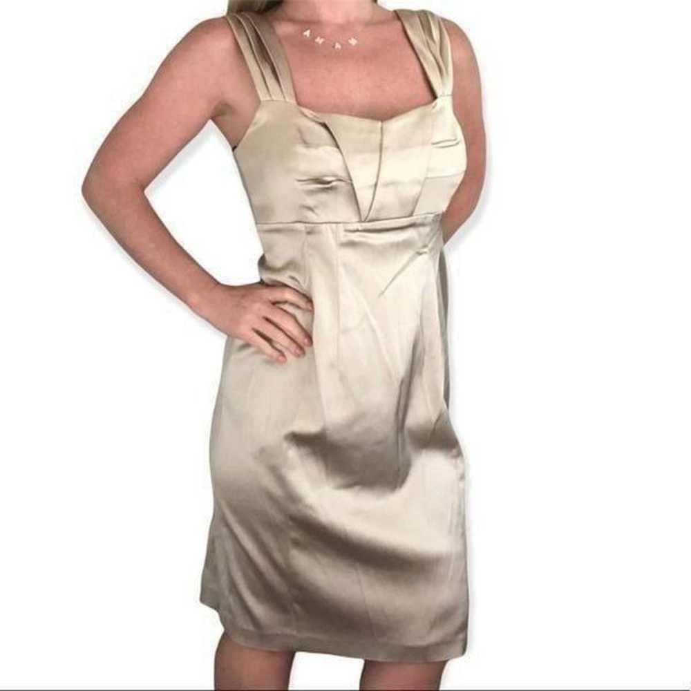 Calvin Klein beige silk dress - image 2