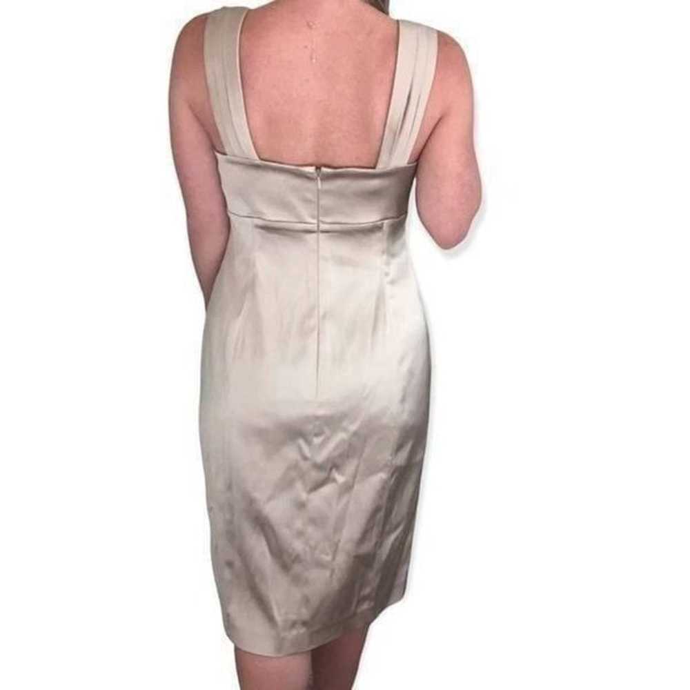 Calvin Klein beige silk dress - image 4