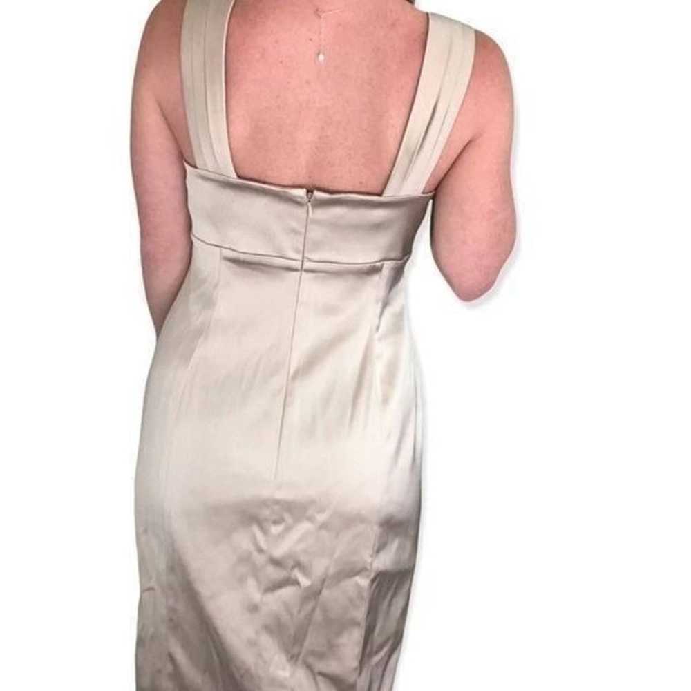 Calvin Klein beige silk dress - image 5