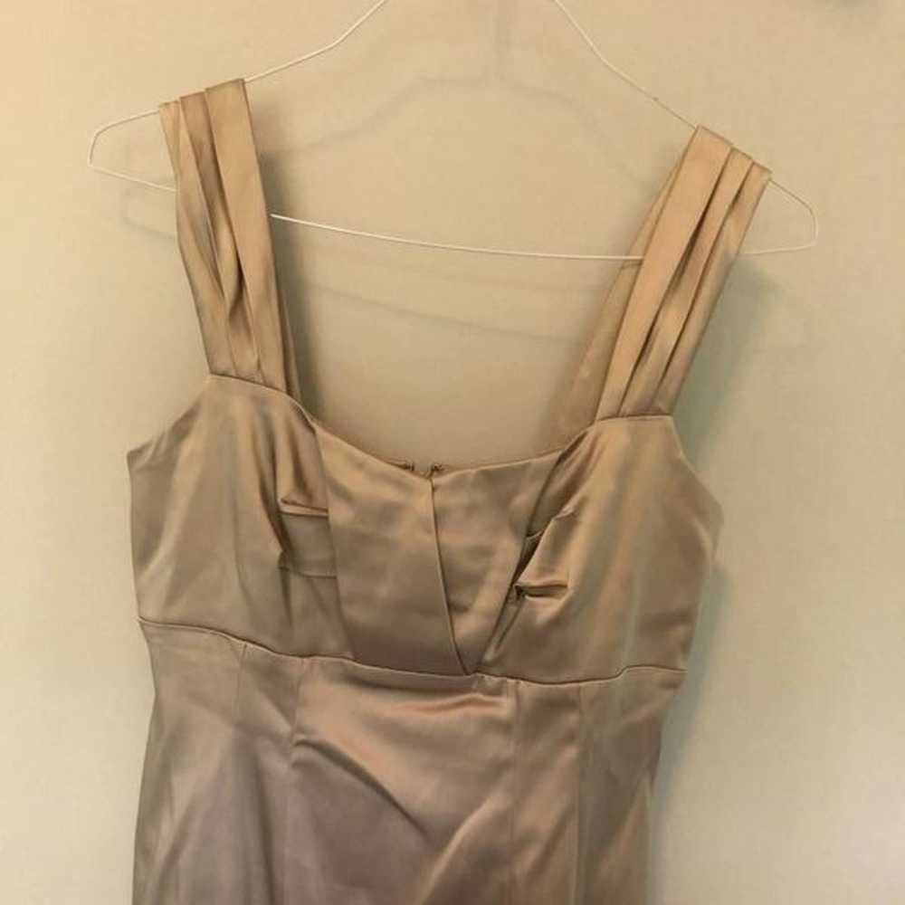 Calvin Klein beige silk dress - image 7