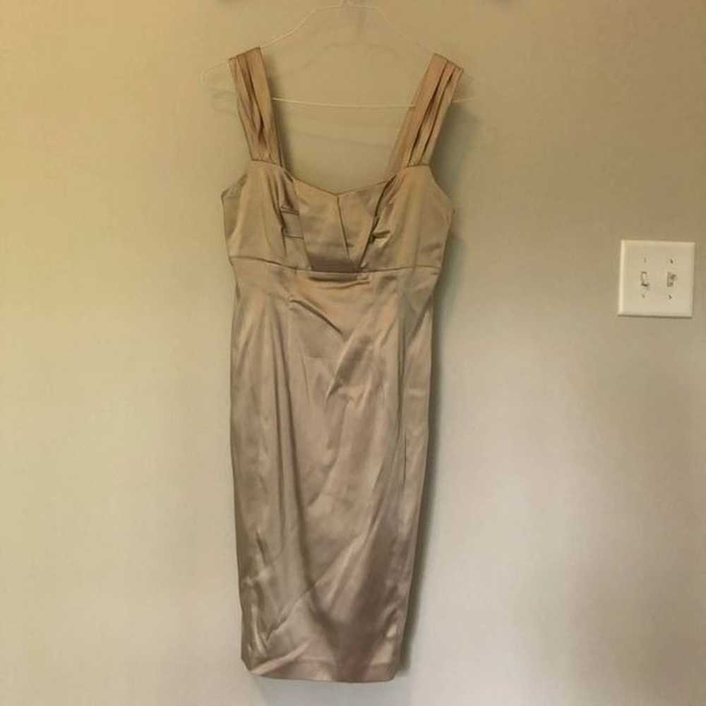 Calvin Klein beige silk dress - image 8