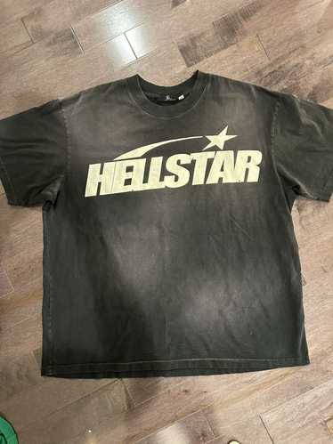 HELLSTAR Hellstar logo tee black and white size X… - image 1