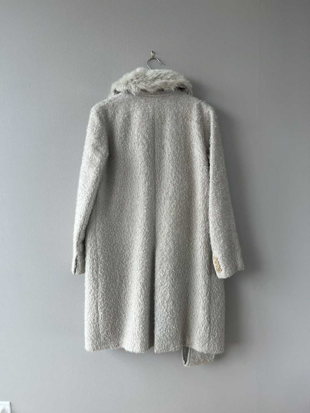 Helmut Lang AW00 Mohair Fur-Collar Coat - image 6