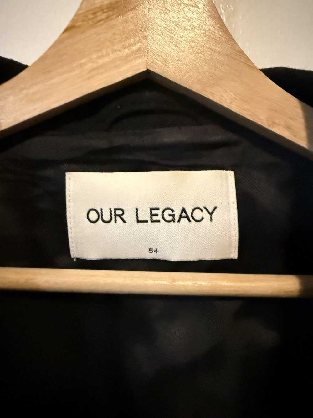 Our Legacy Our legacy 2014 soft black canvas blaz… - image 2